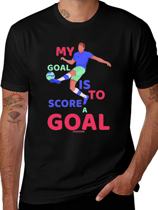 Score a Goal Graphic T-Shirt - Soccer Fan Apparel