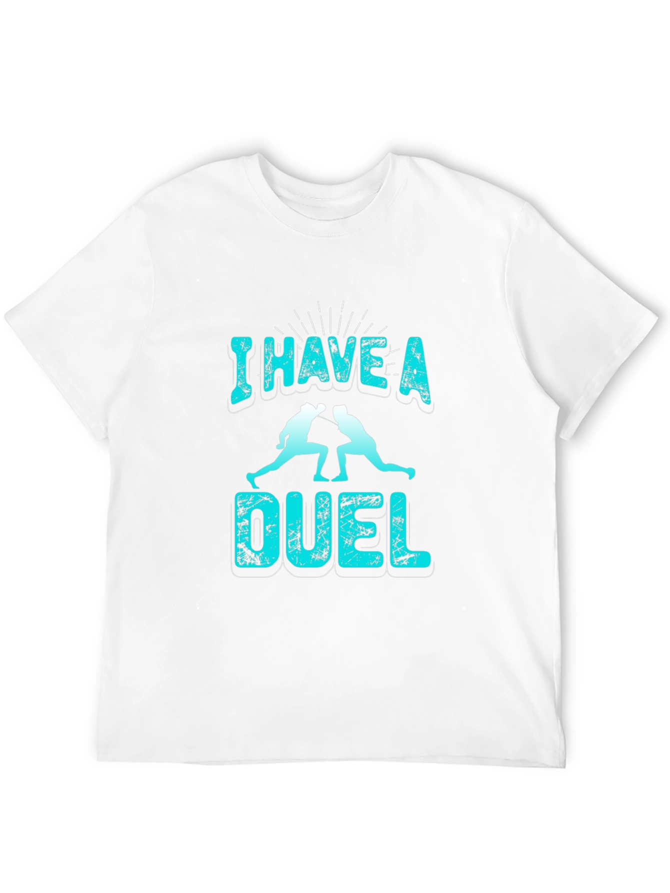 I Have a Duel Graphic T-Shirt - Black