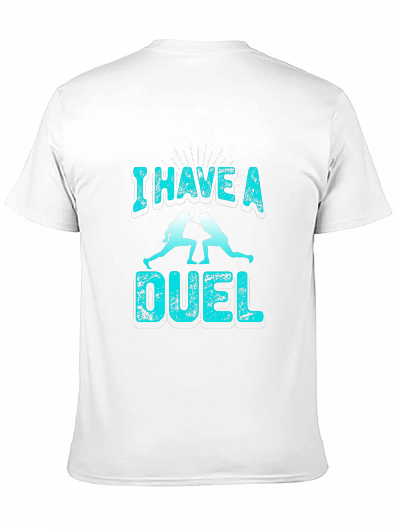 I Have a Duel Graphic T-Shirt - Black