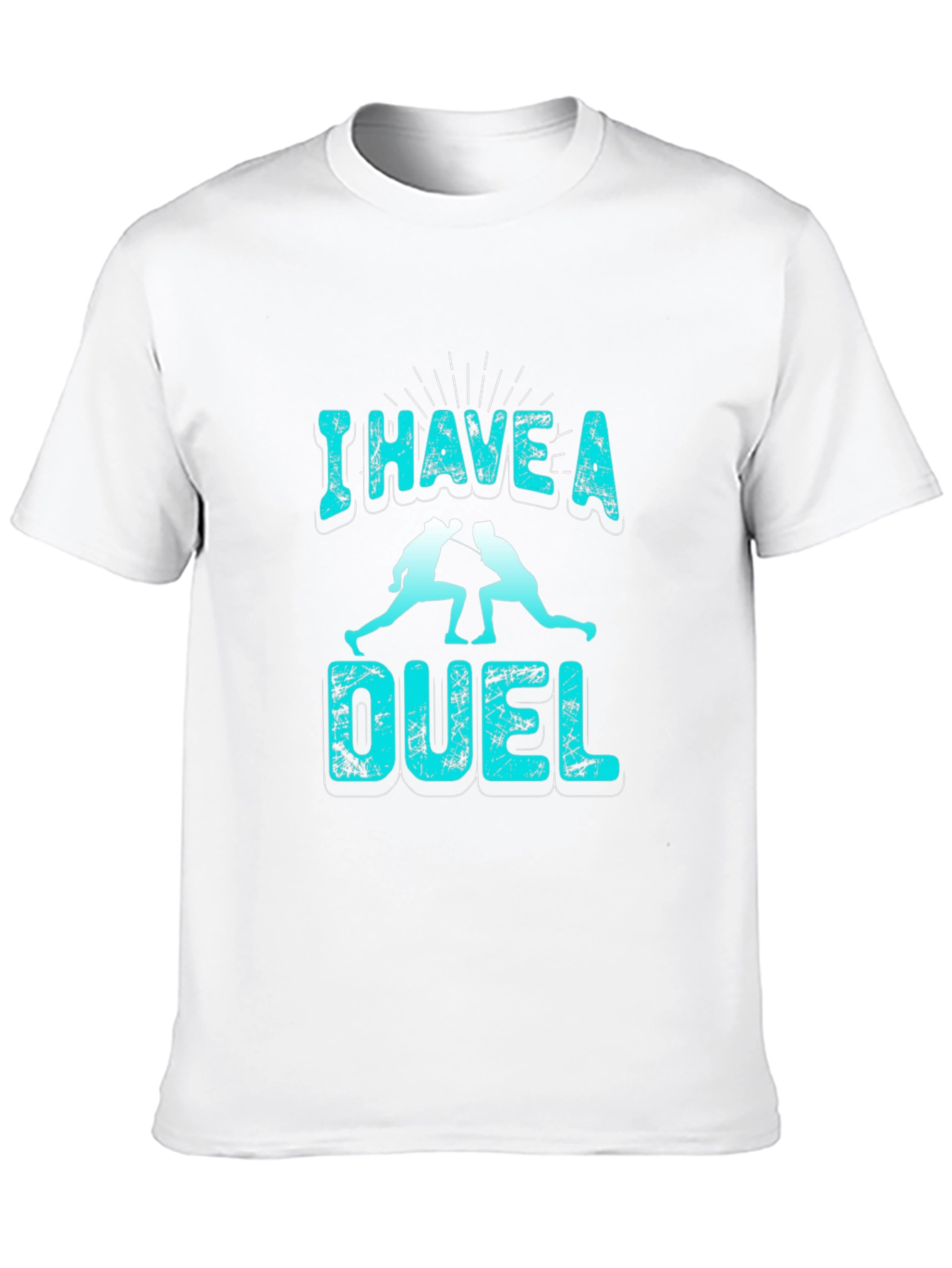 I Have a Duel Graphic T-Shirt - Black