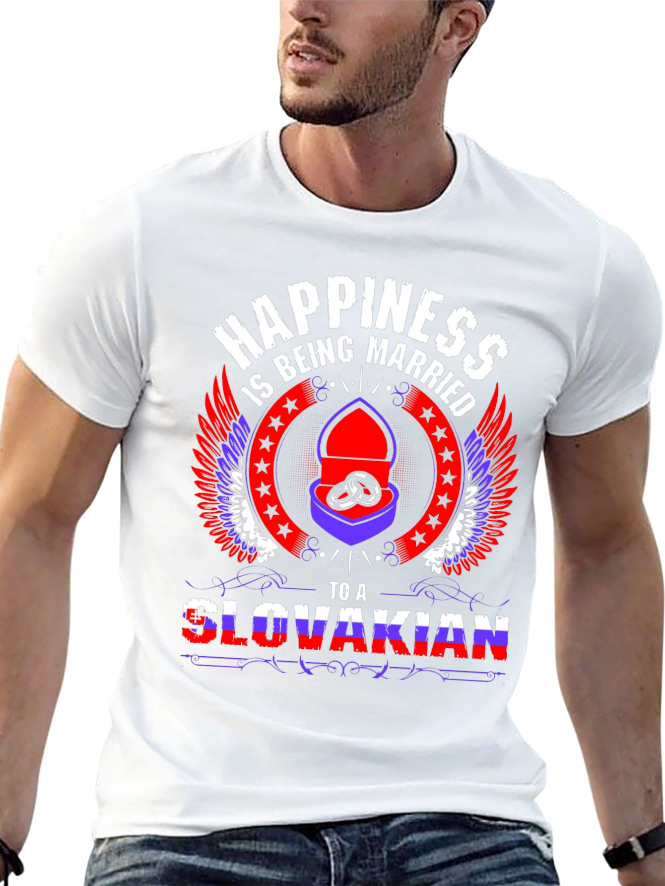 Happiness Is Being Married to a Slovakian T-Shirt