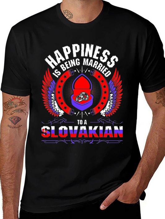 Happiness Is Being Married to a Slovakian T-Shirt