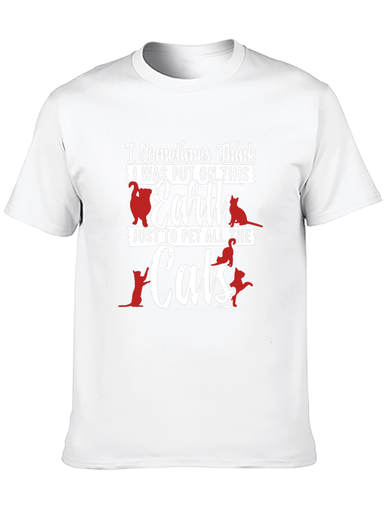 Cat Lover Graphic T-Shirt - Pet All the Cats