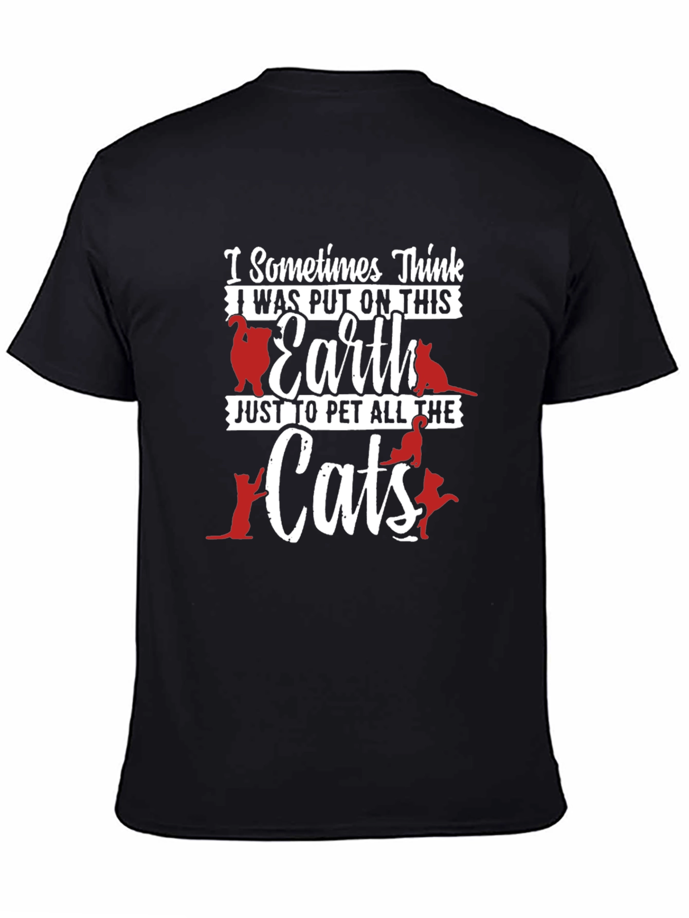 Cat Lover Graphic T-Shirt - Pet All the Cats