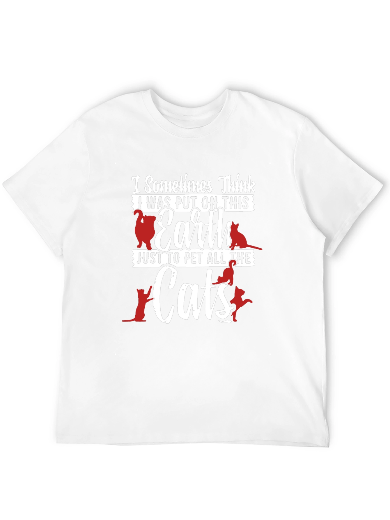Cat Lover Graphic T-Shirt - Pet All the Cats