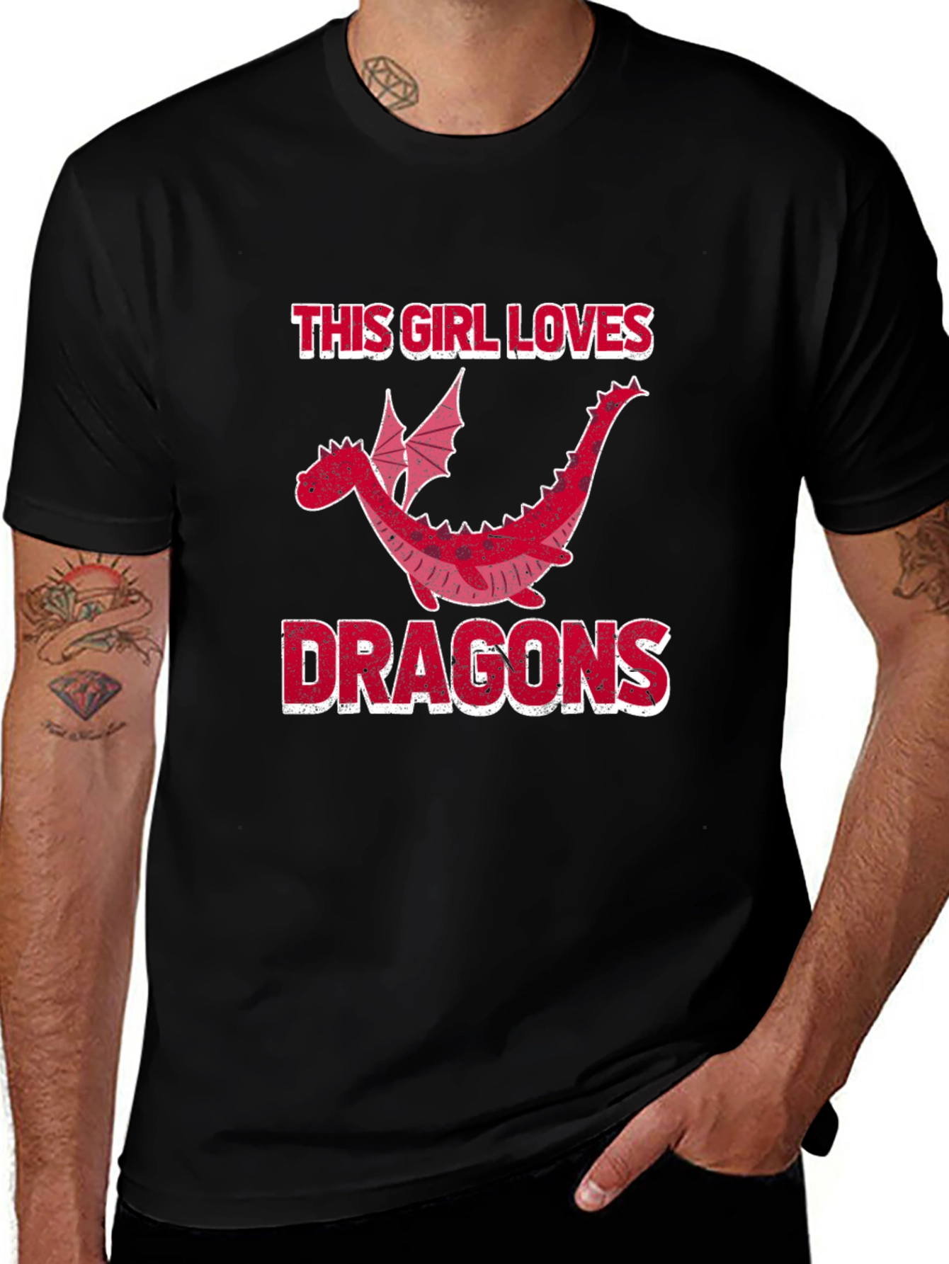 This Girl Loves Dragons T-Shirt