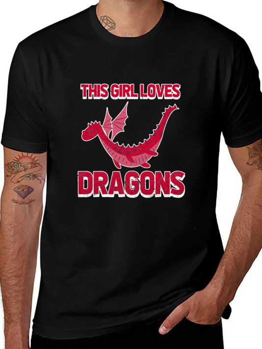 This Girl Loves Dragons T-Shirt