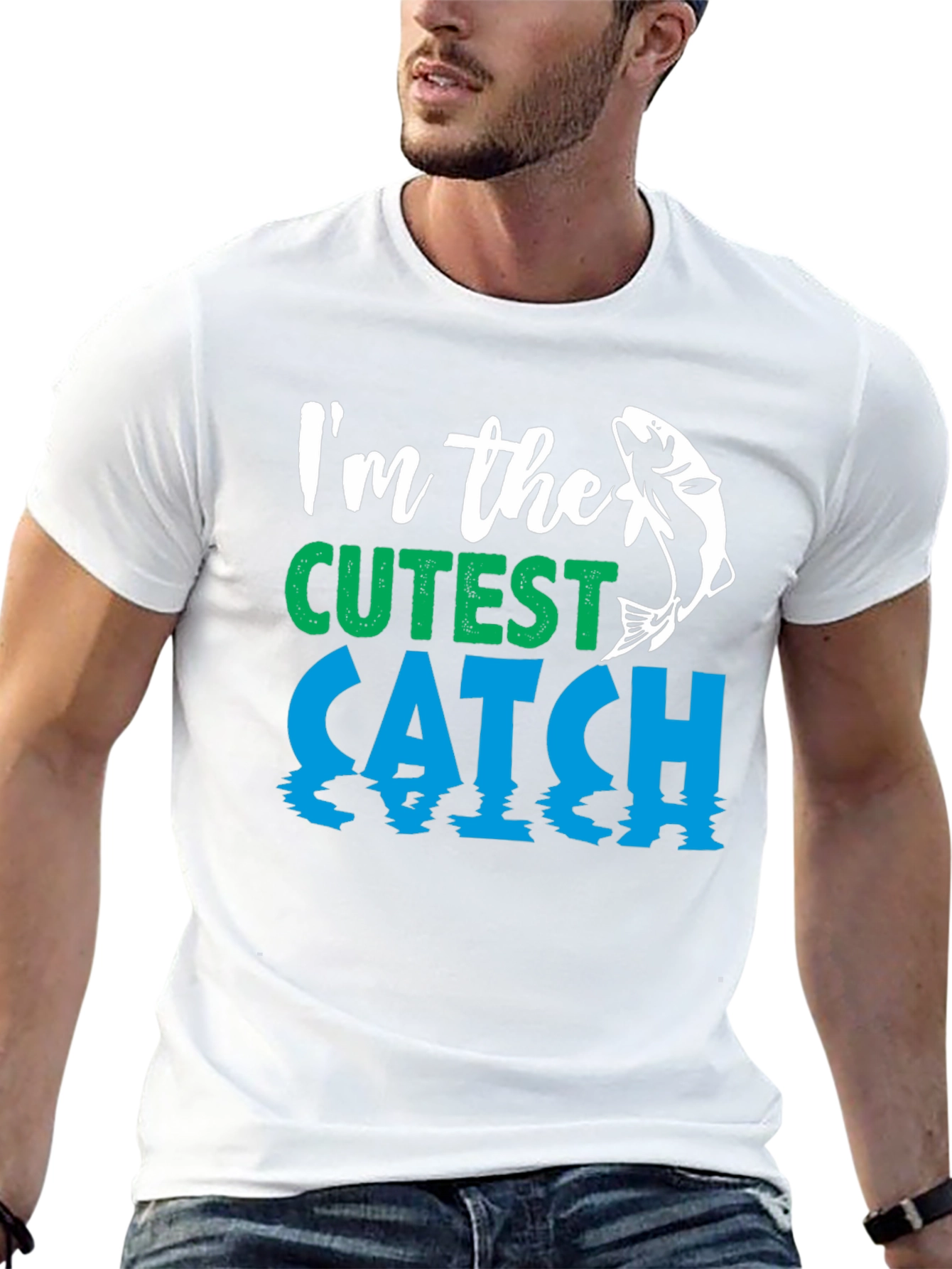 Cutest Catch Fishing T-Shirt - Mens