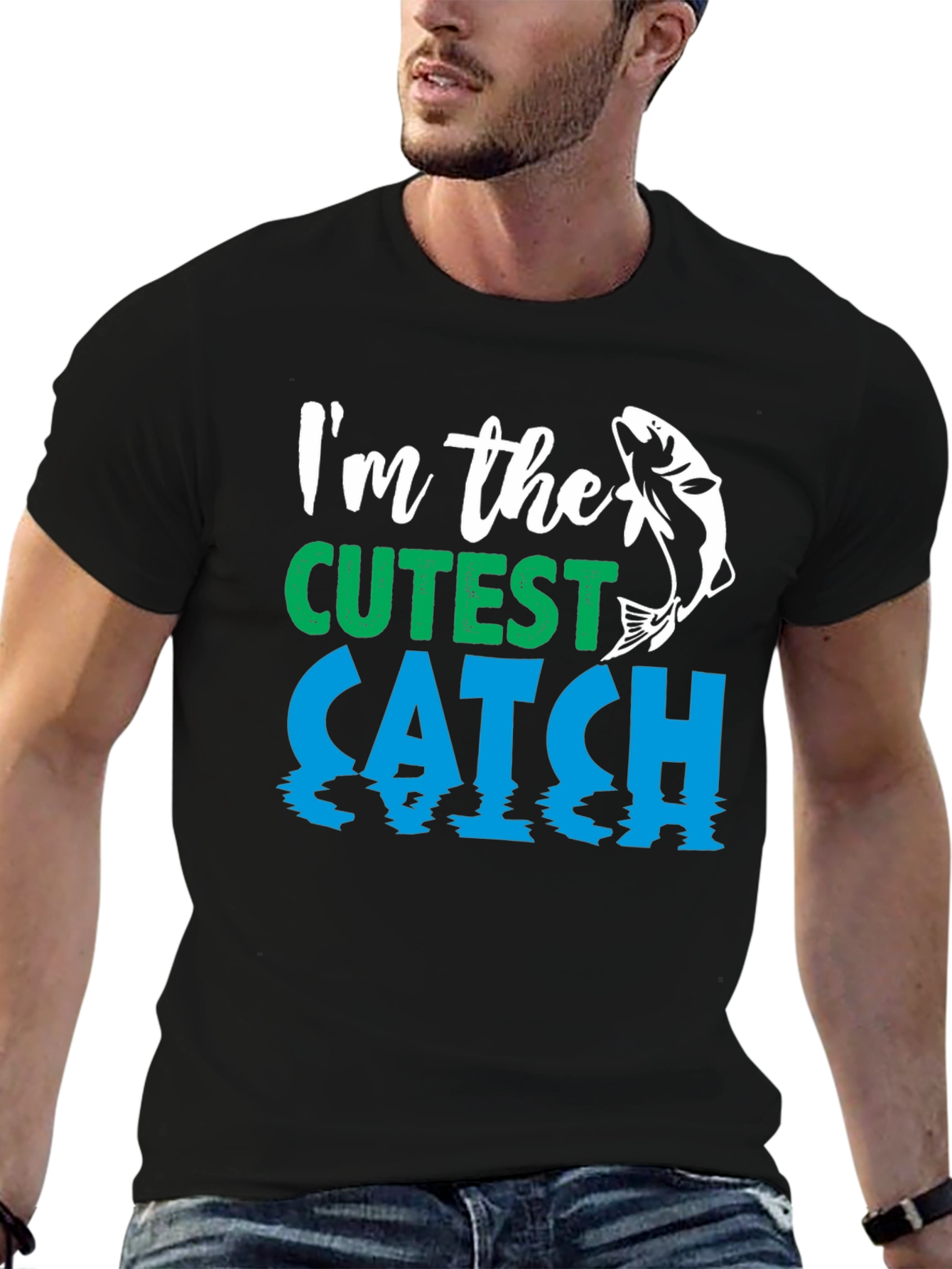 Cutest Catch Fishing T-Shirt - Mens