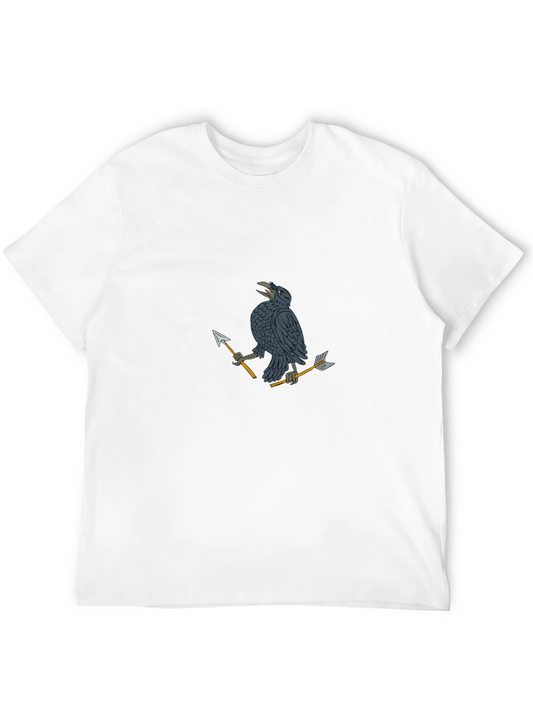 Raven & Arrow Graphic Tee - Black Cotton