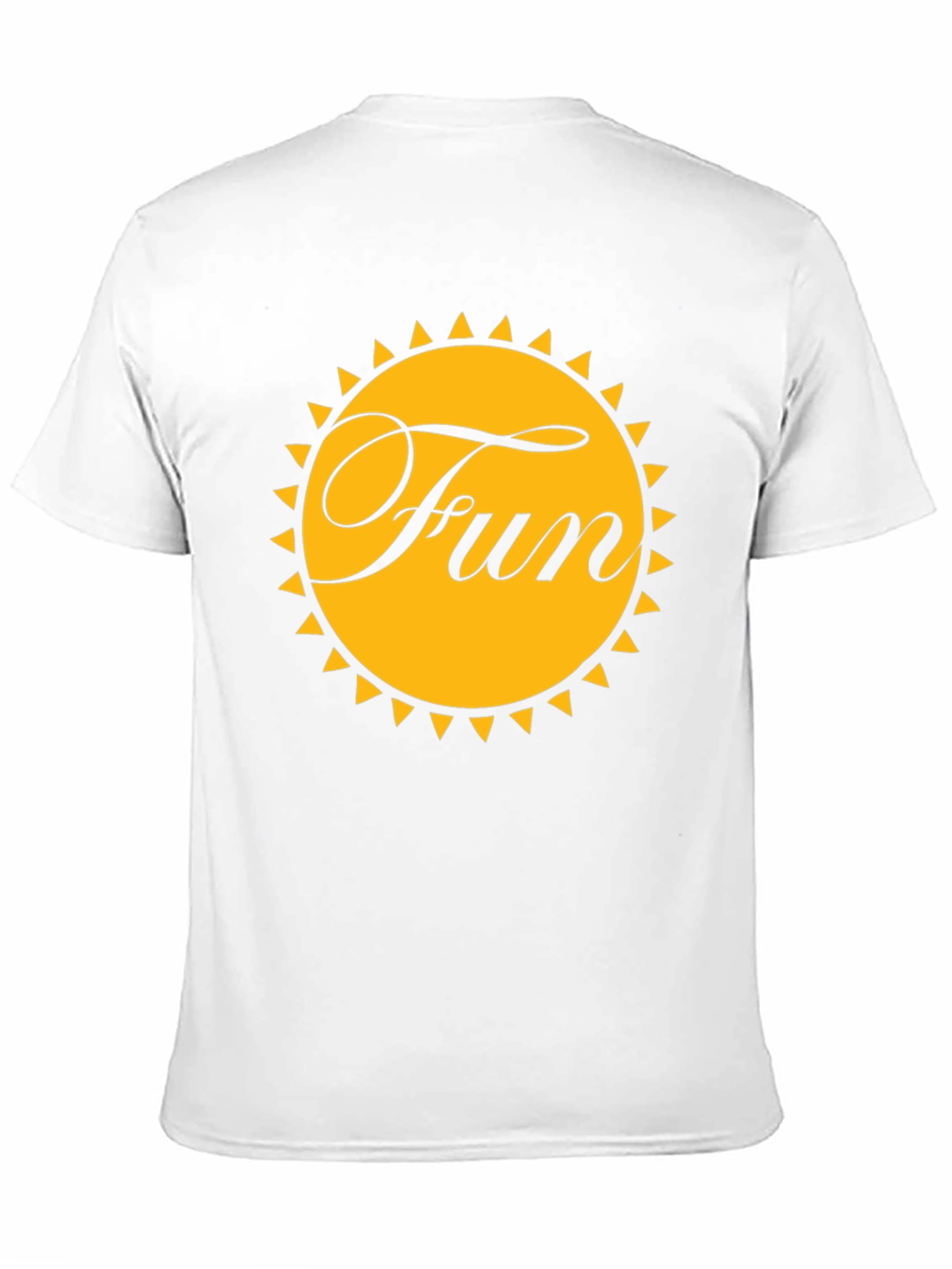 Fun Sun Graphic Tee - Black Cotton T-Shirt
