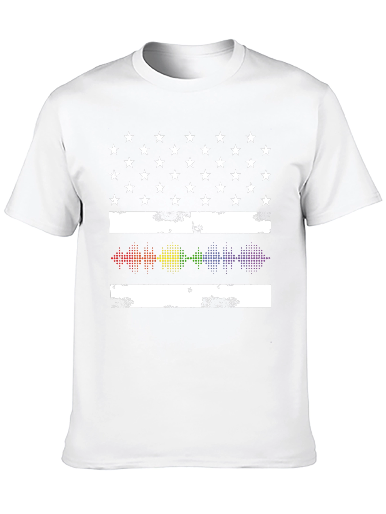 LGBTQ+ American Flag Pride T-Shirt
