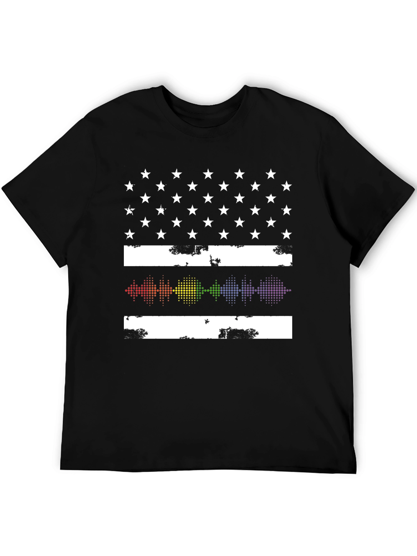 LGBTQ+ American Flag Pride T-Shirt