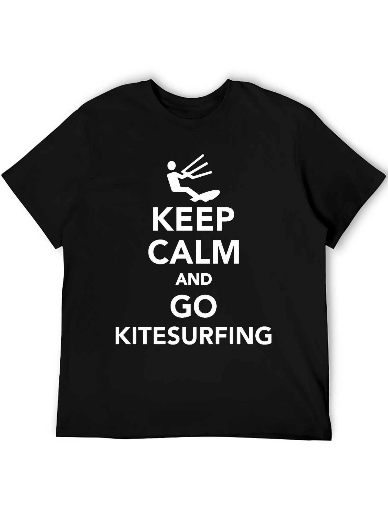 Keep Calm Kitesurfing Graphic T-Shirt