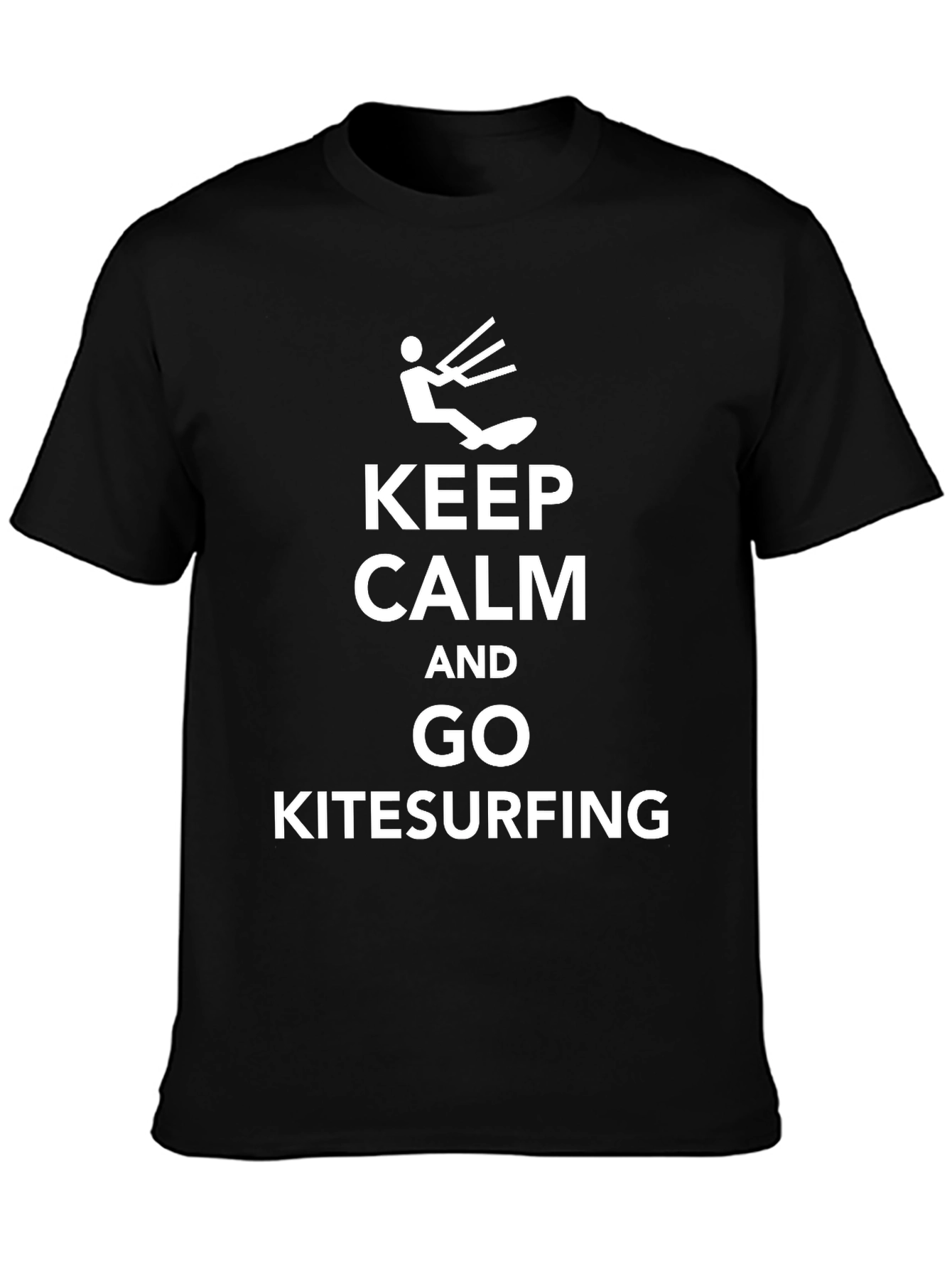 Keep Calm Kitesurfing Graphic T-Shirt