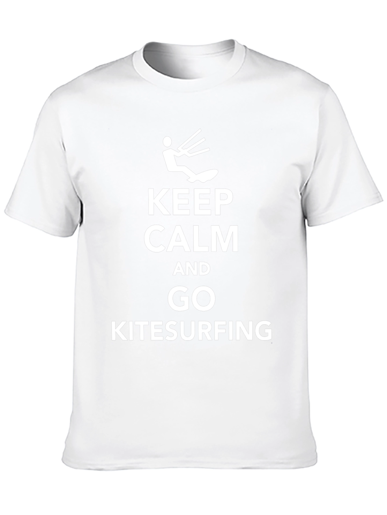 Keep Calm Kitesurfing Graphic T-Shirt