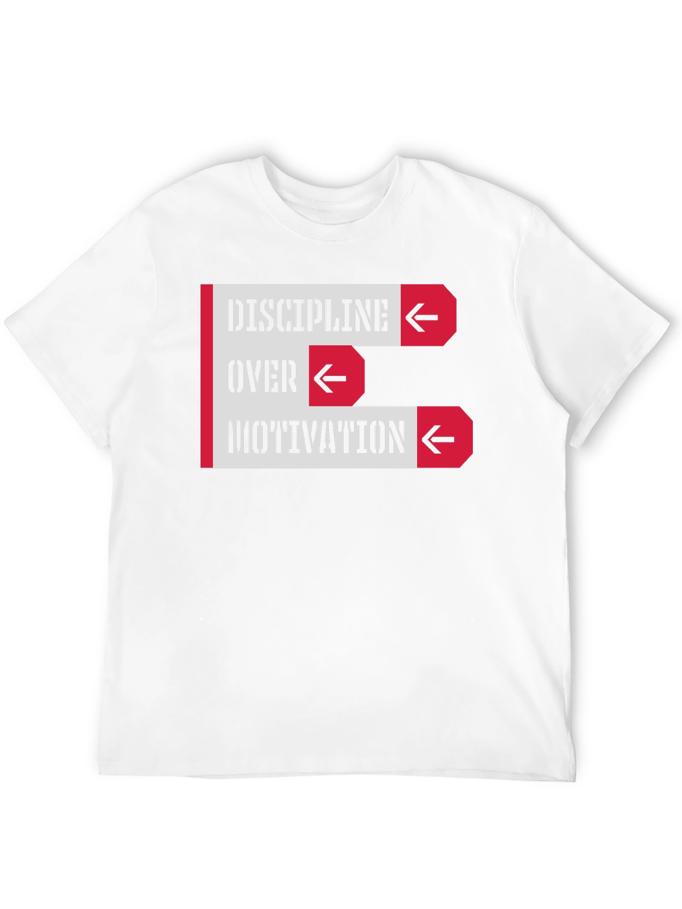 Discipline Over Motivation Graphic T-Shirt