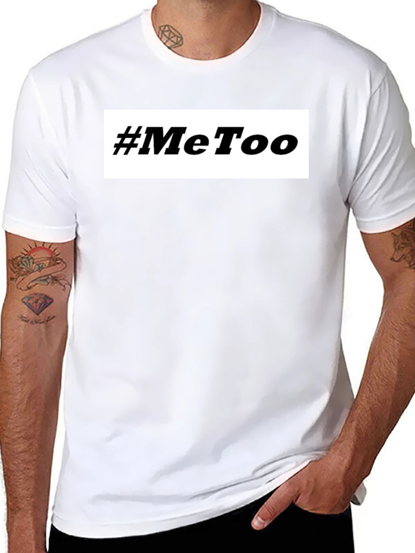 #MeToo Graphic Tee - Black Unisex T-Shirt