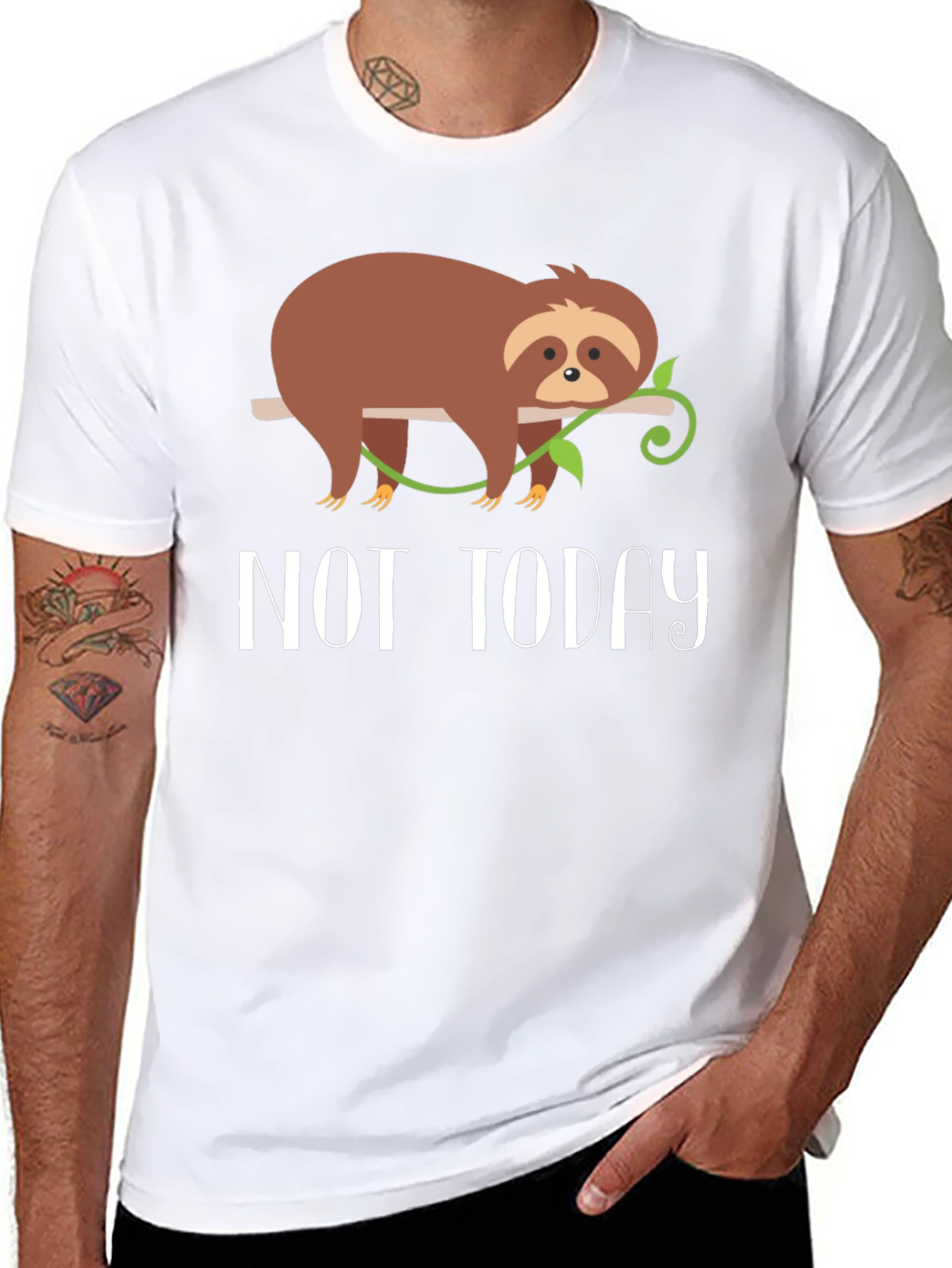 Funny Sloth Not Today T-Shirt