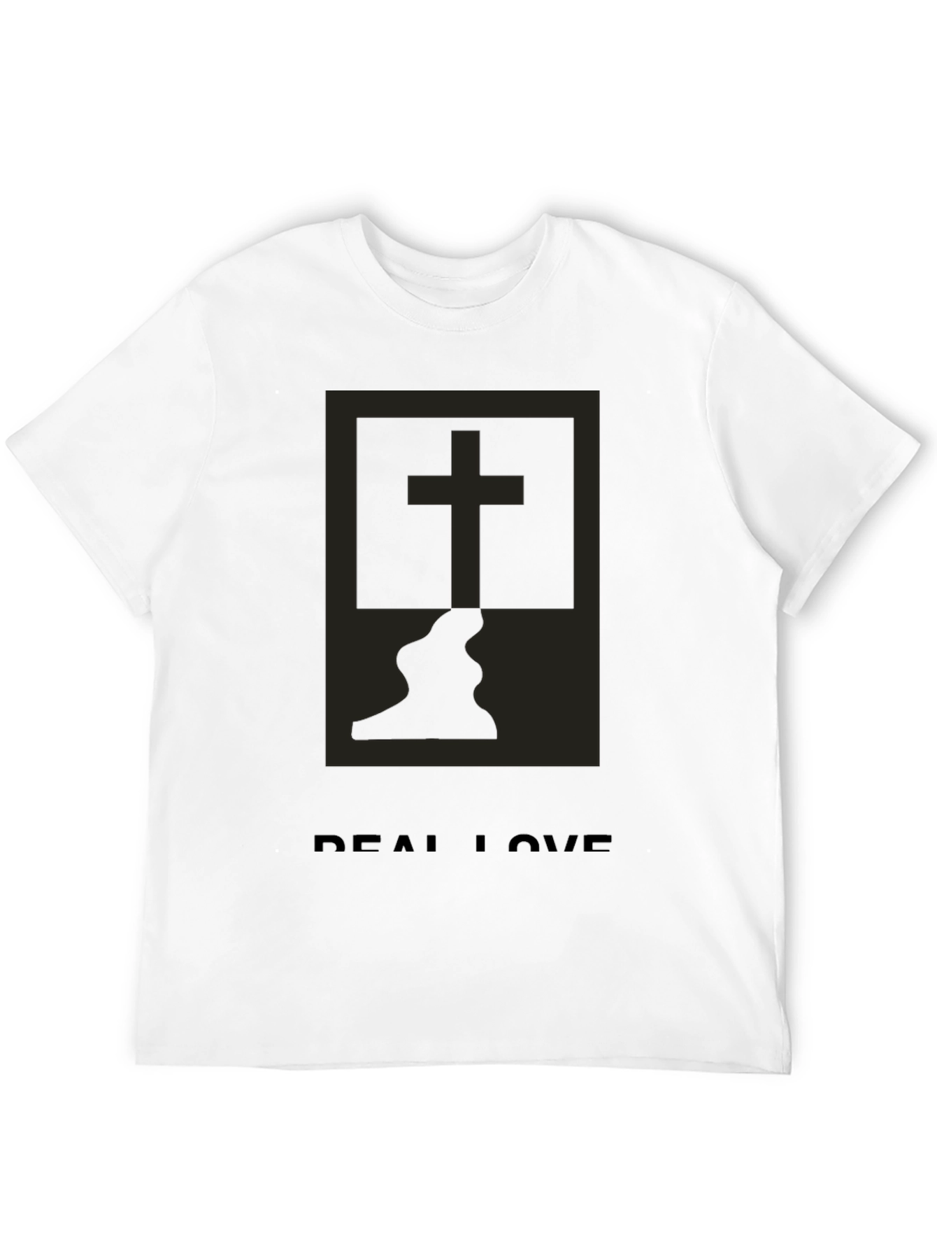Real Love Graphic Tee - Classic Black
