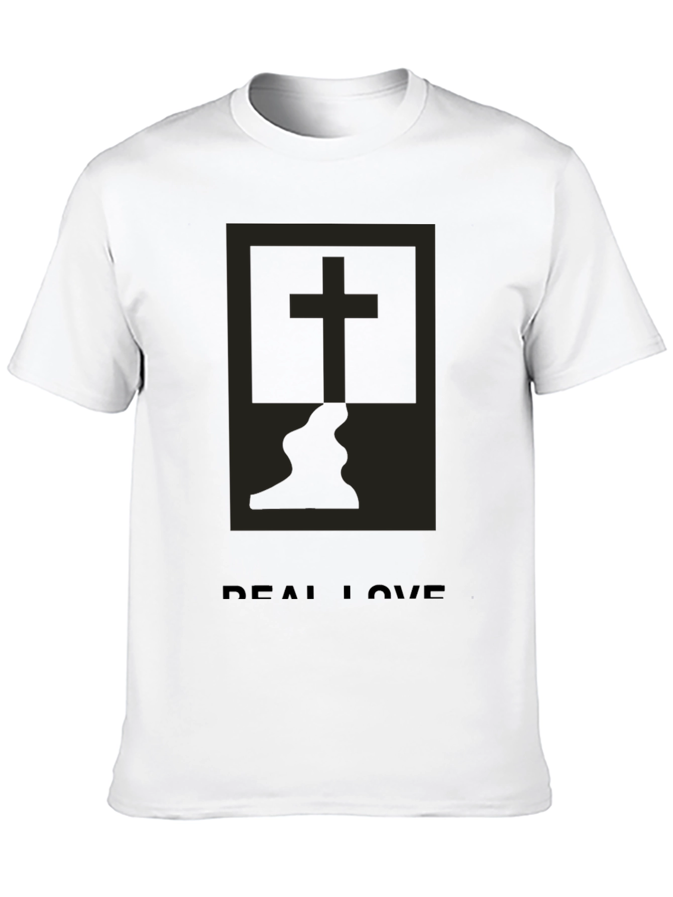Real Love Graphic Tee - Classic Black