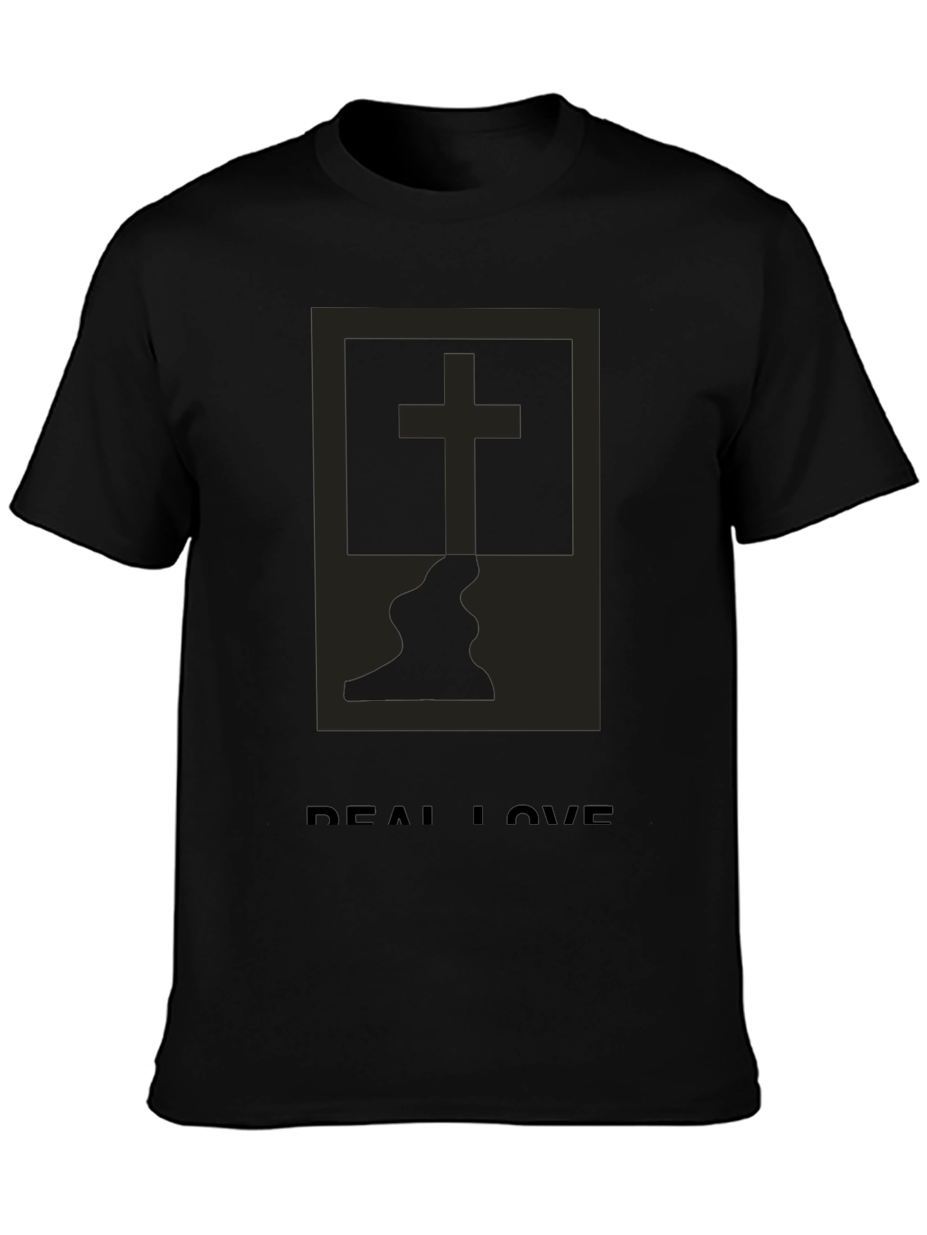 Real Love Graphic Tee - Classic Black