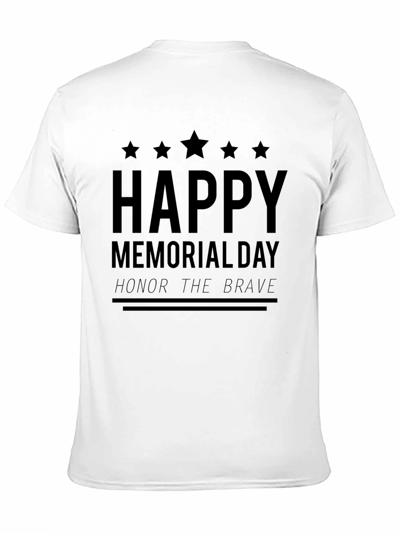 Happy Memorial Day Honor The Brave T-Shirt