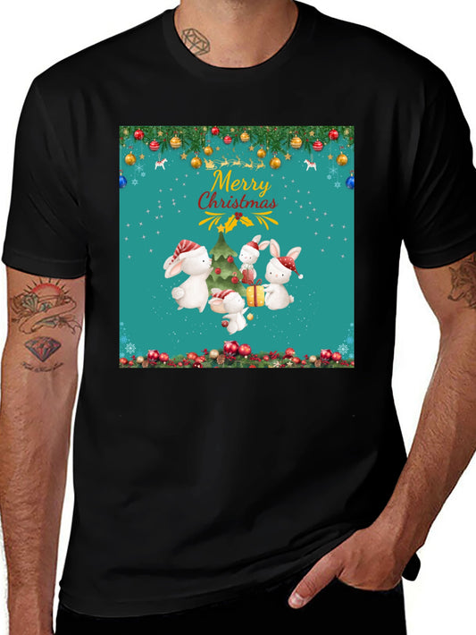 Merry Christmas Rabbit Tee