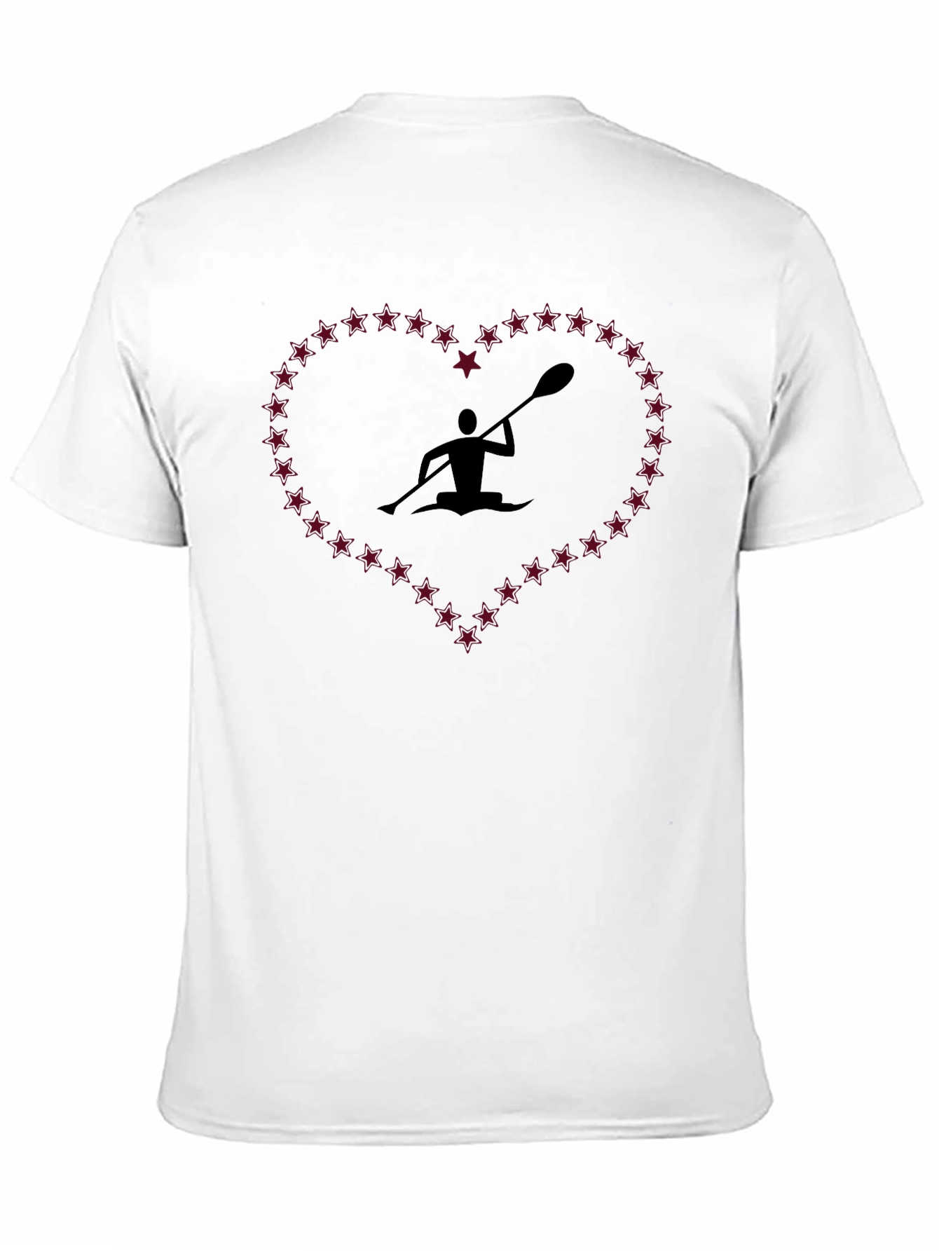 Kayaking Heart Star Tee - Paddle Lovers Shirt