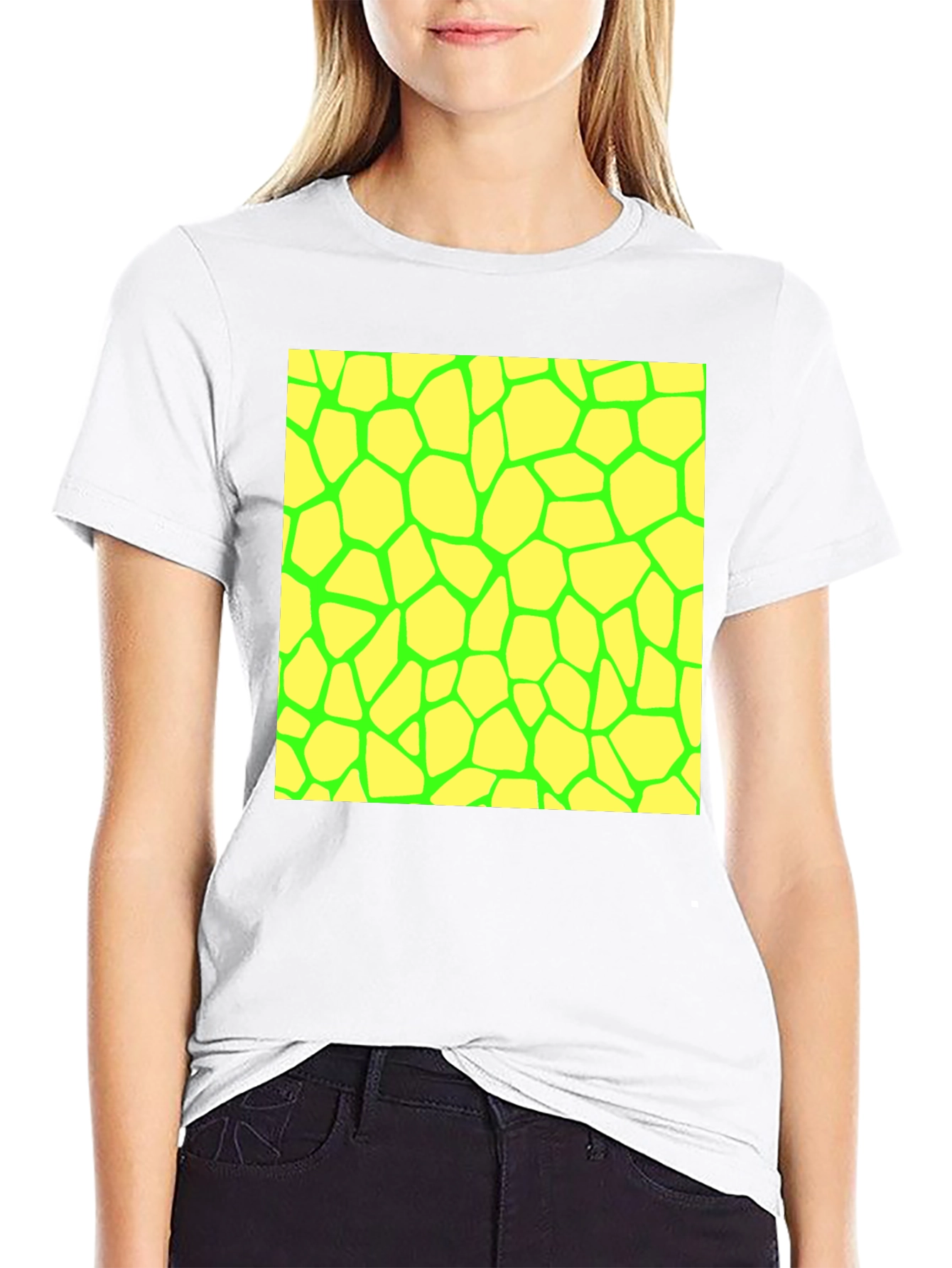Abstract Geometric Graphic Tee - Funky & Stylish