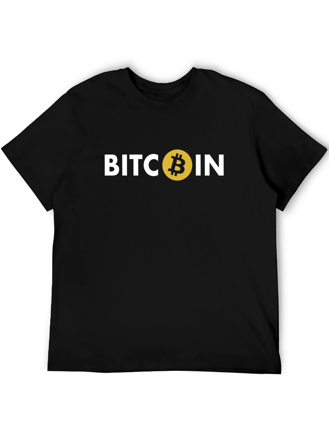 Bitcoin Cryptocurrency Graphic T-Shirt