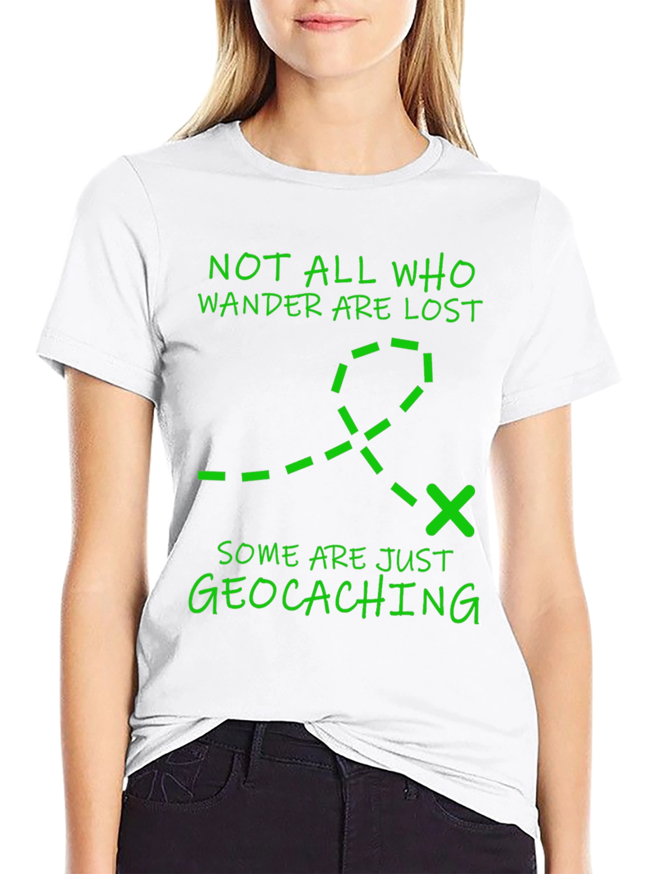Geocaching Adventure T-Shirt - Not All Who Wander