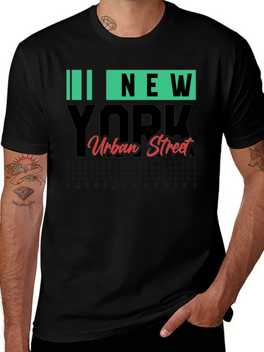 New York Urban Street Black T-Shirt