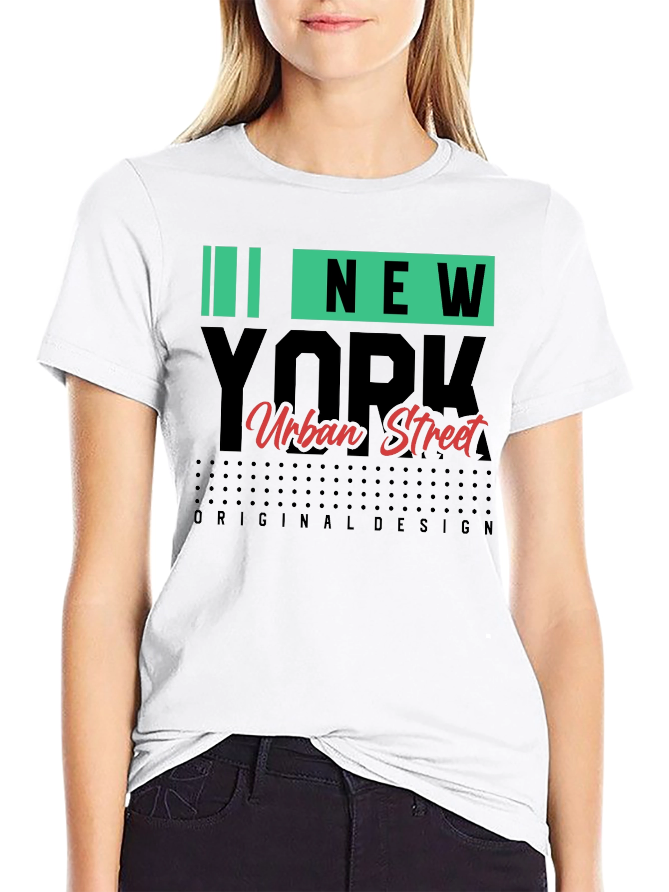 New York Urban Street Black T-Shirt