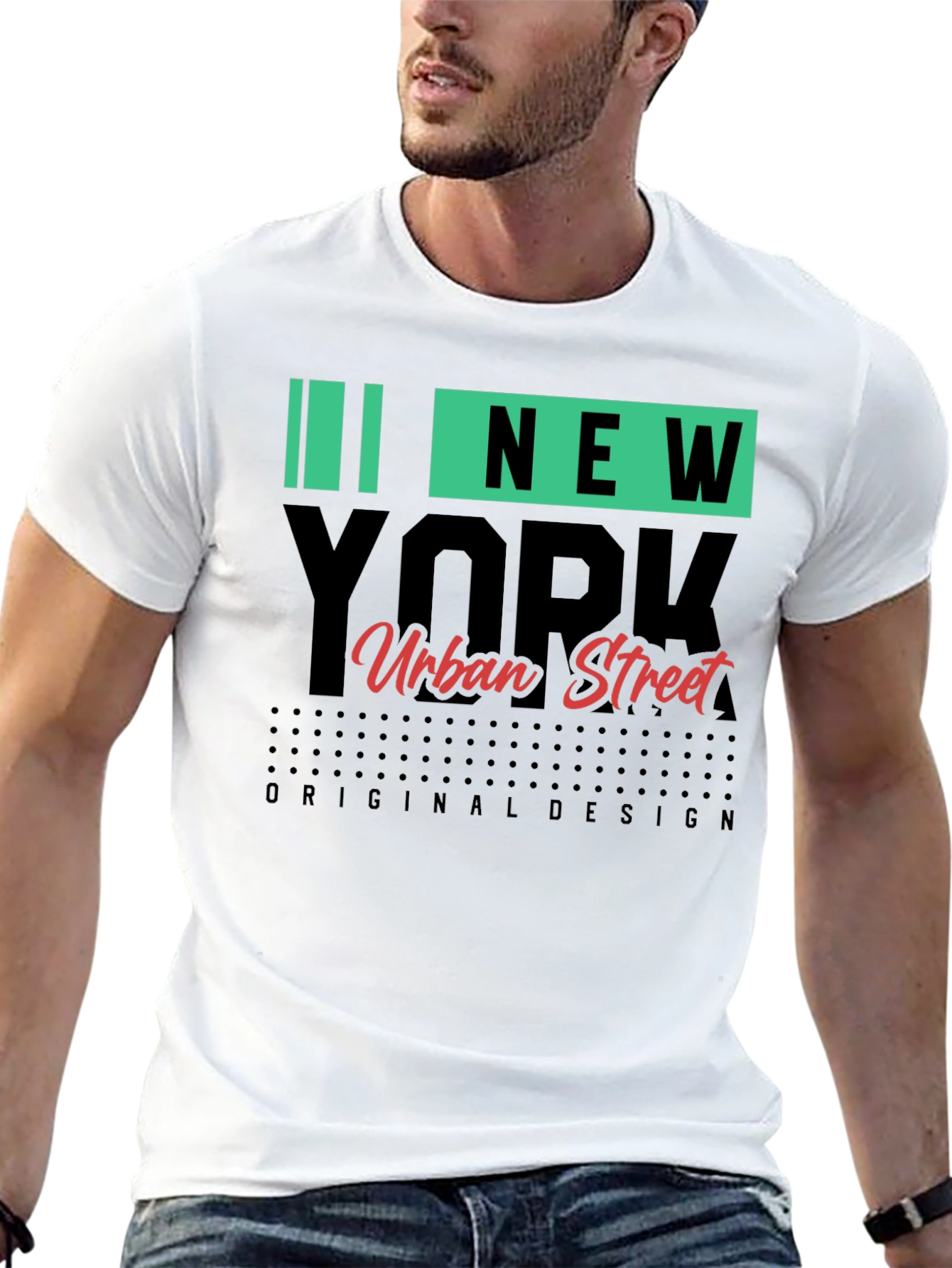 New York Urban Street Black T-Shirt
