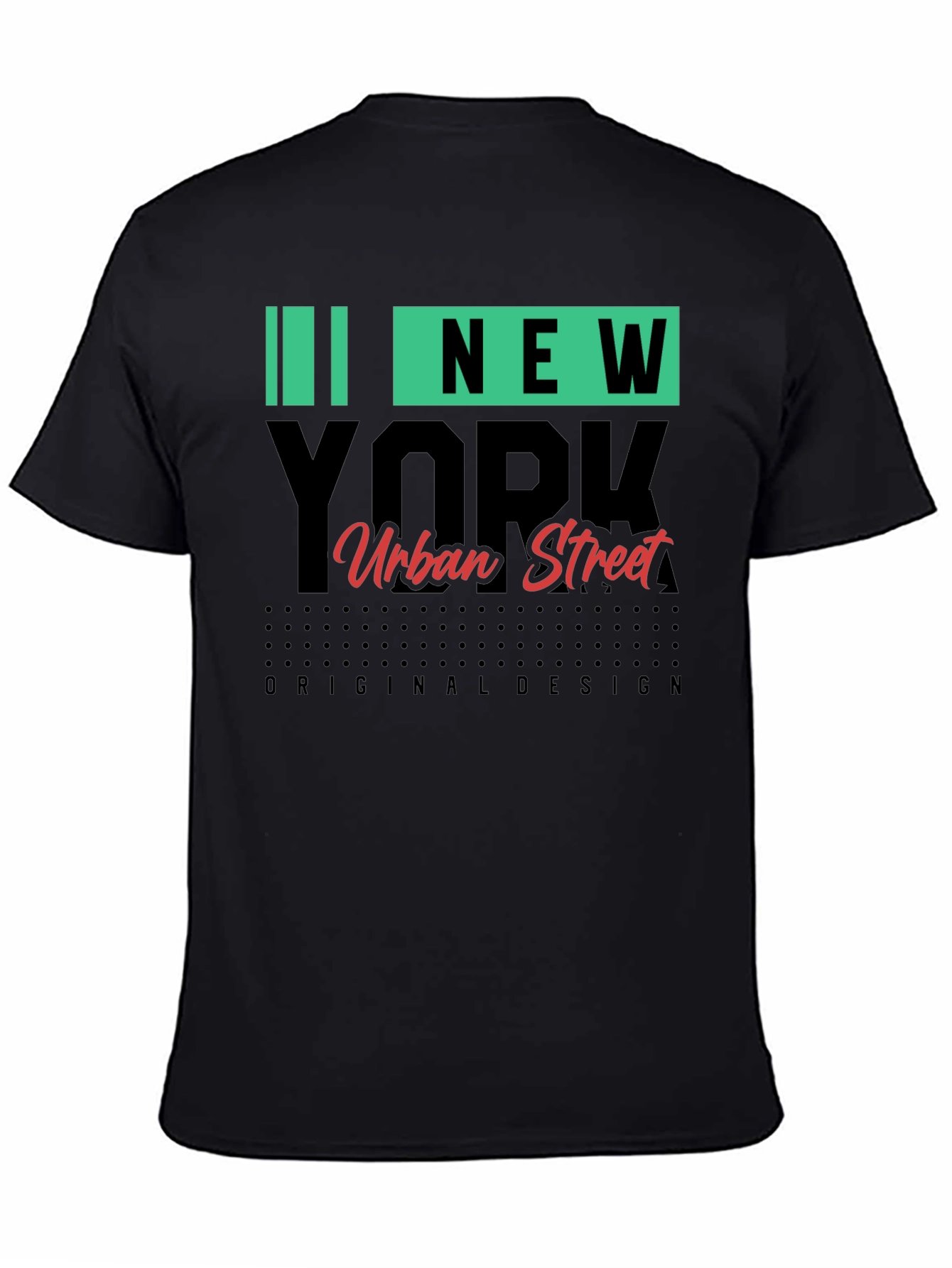 New York Urban Street Black T-Shirt
