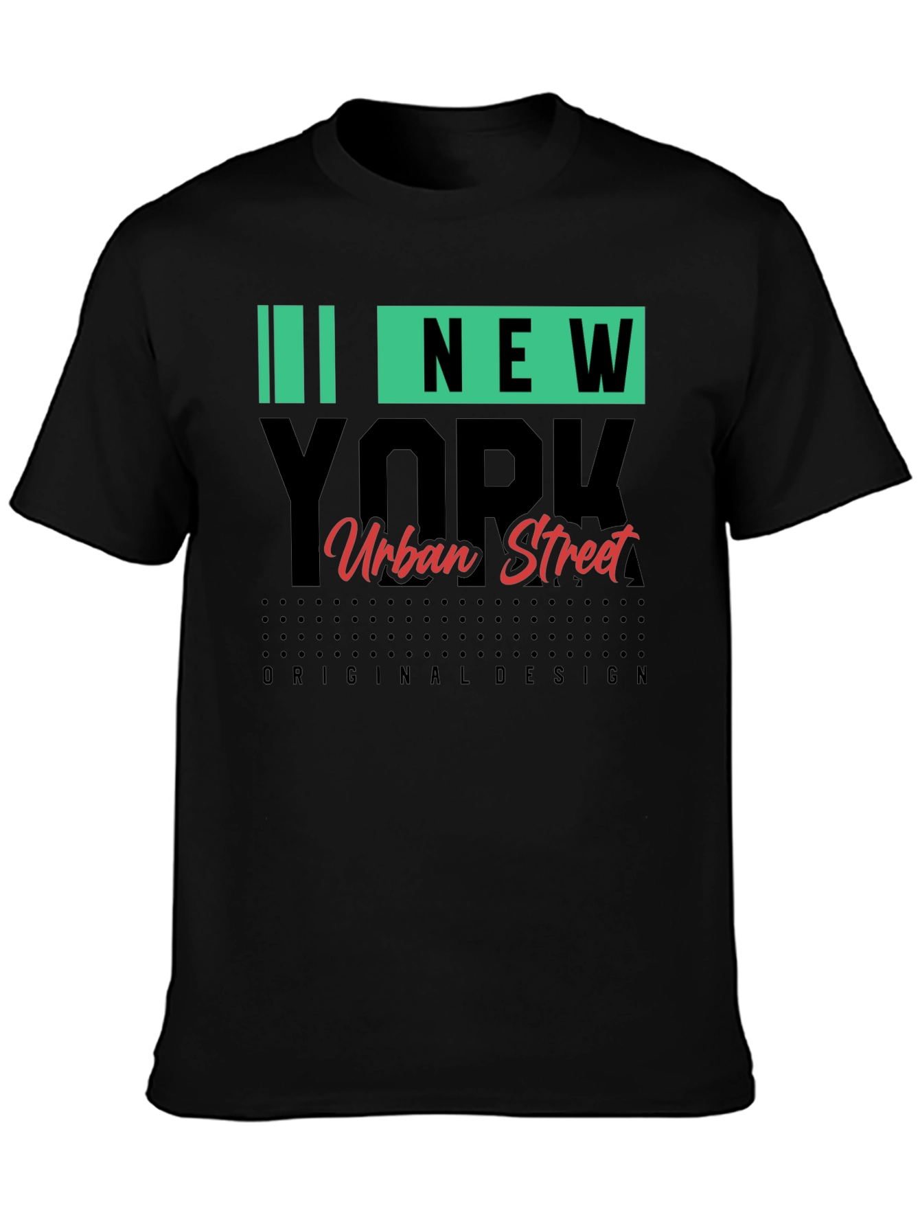 New York Urban Street Black T-Shirt