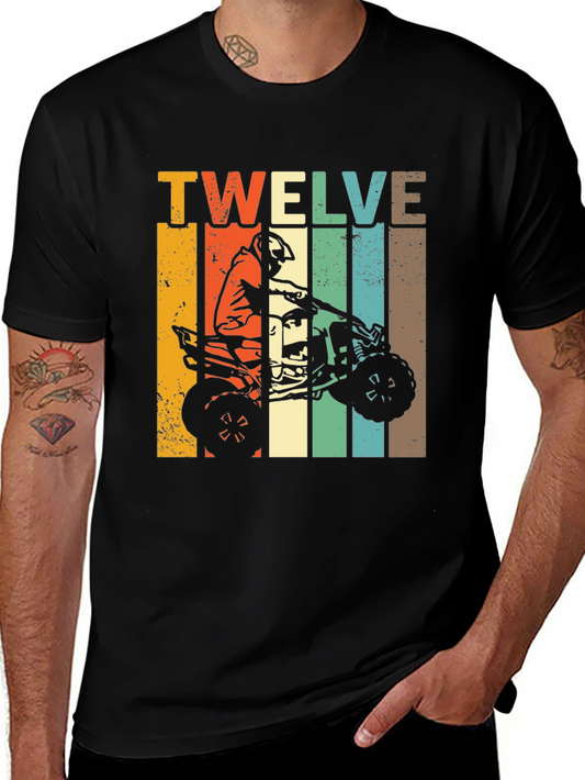 Twelve ATV Rider T-Shirt - Black
