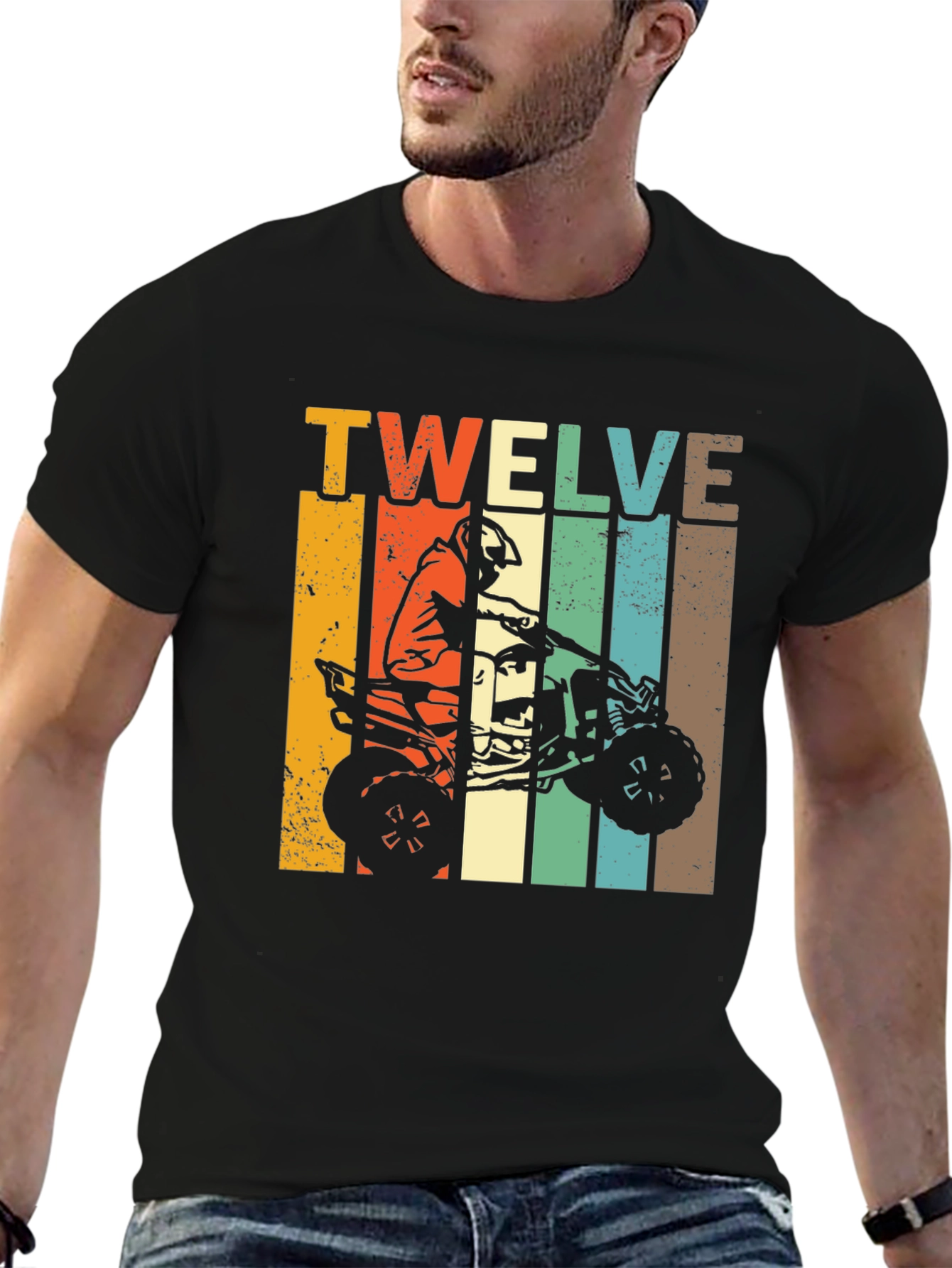 Twelve ATV Rider T-Shirt - Black