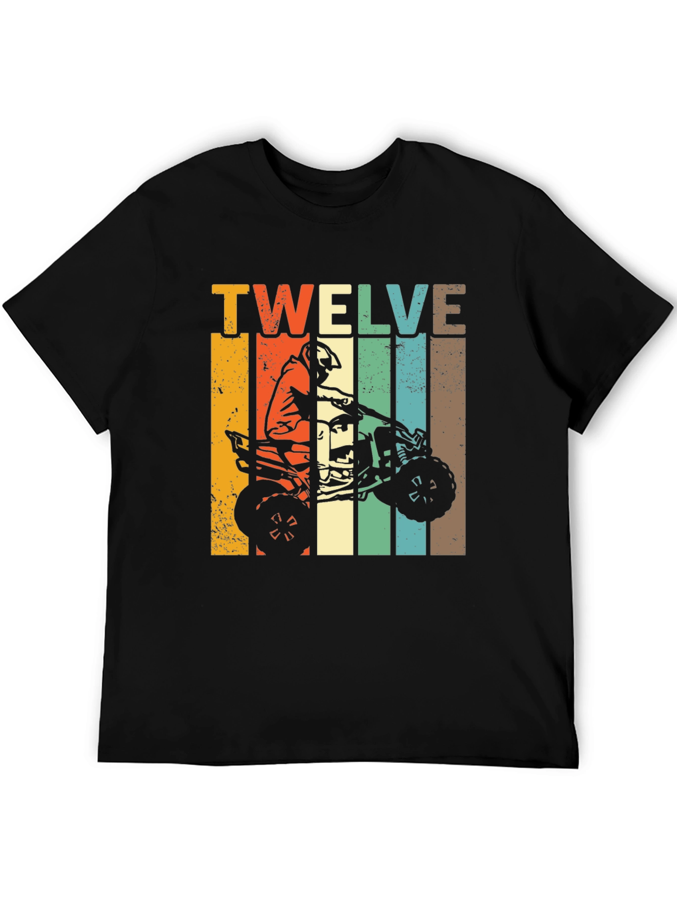 Twelve ATV Rider T-Shirt - Black