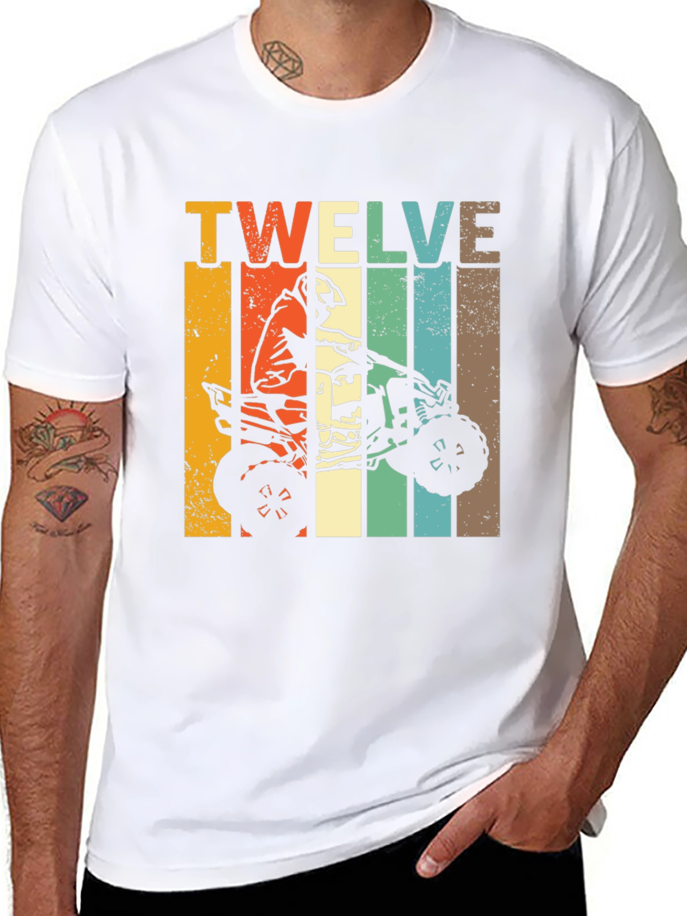 Twelve ATV Rider T-Shirt - Black