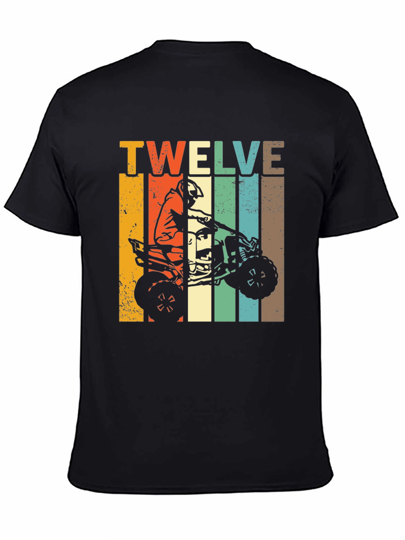 Twelve ATV Rider T-Shirt - Black