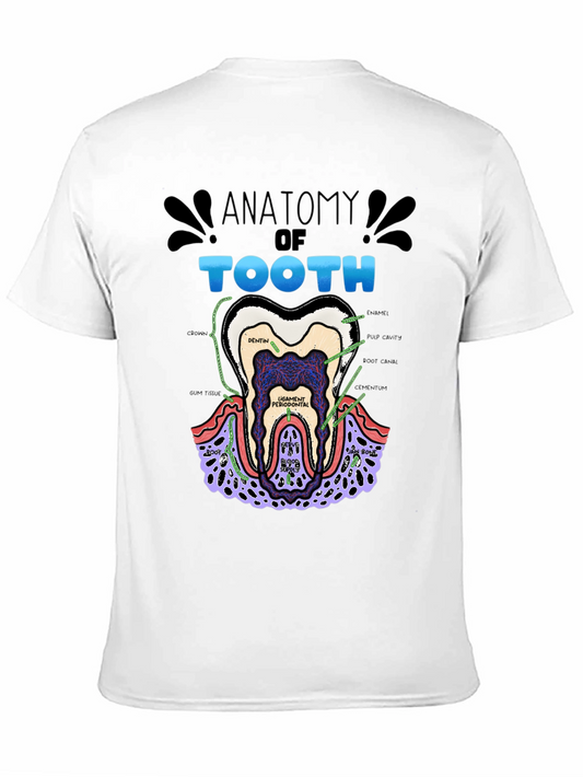 Anatomy of a Tooth Black T-Shirt