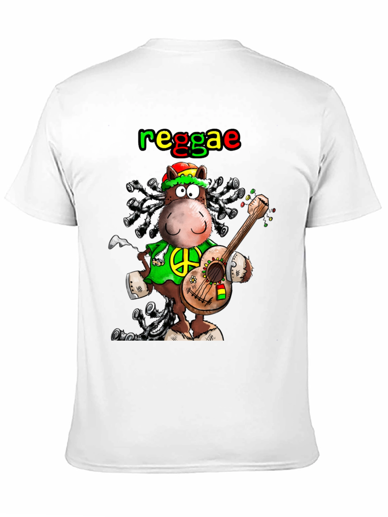 Reggae Hippie Cartoon T-Shirt