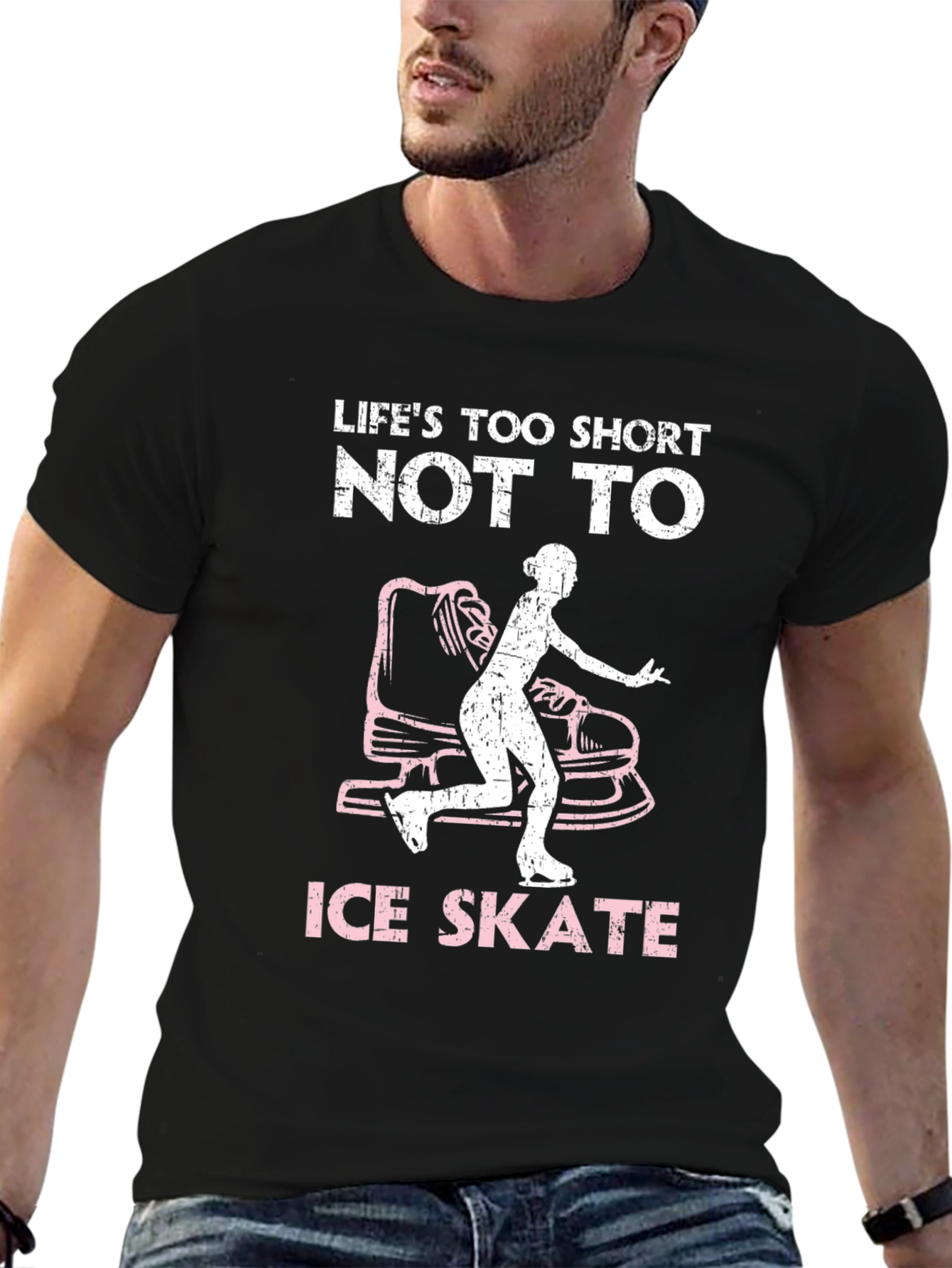 Lifes Too Short Ice Skate T-Shirt