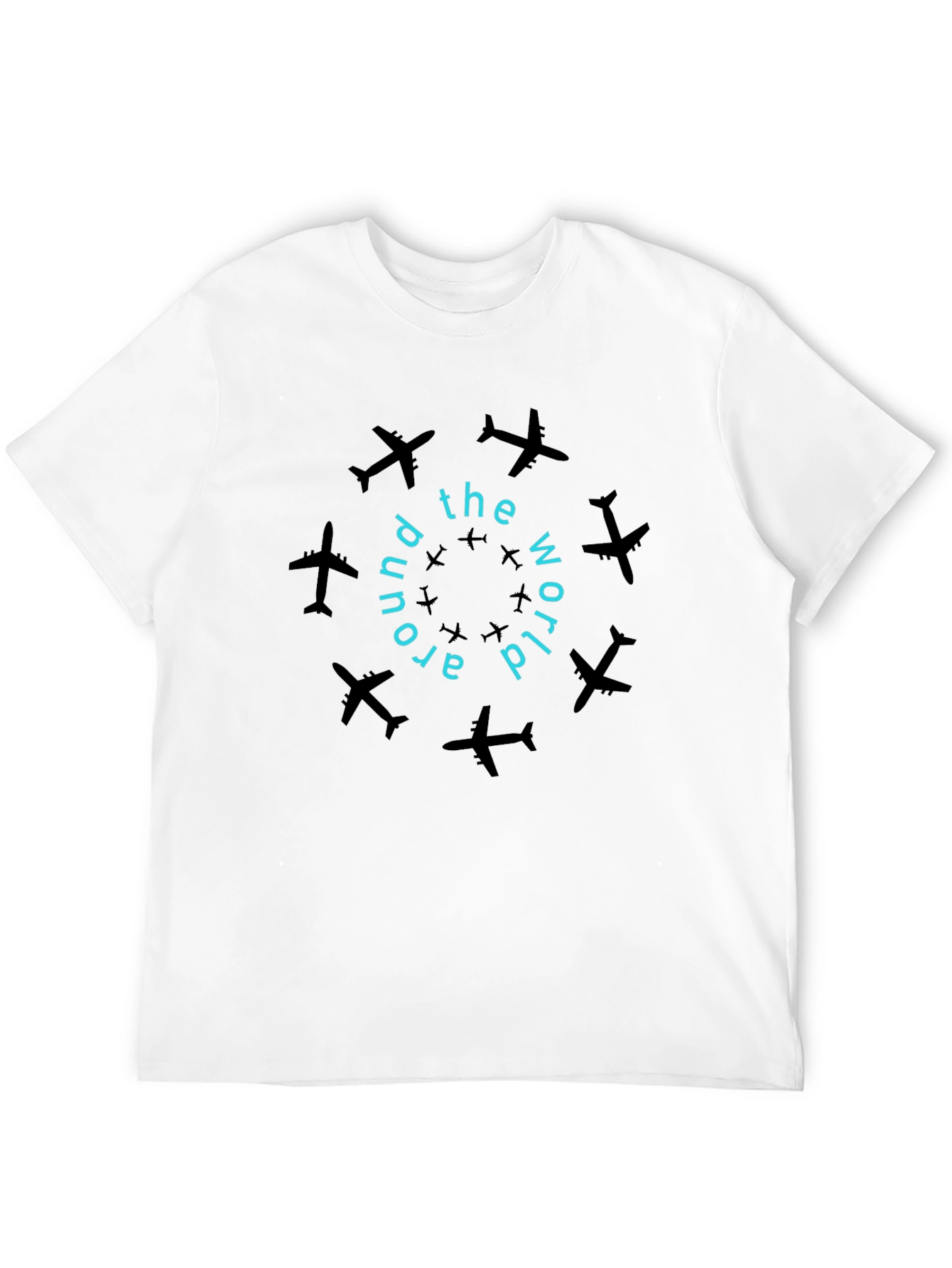 Around The World Plane T-Shirt | Travel Tee