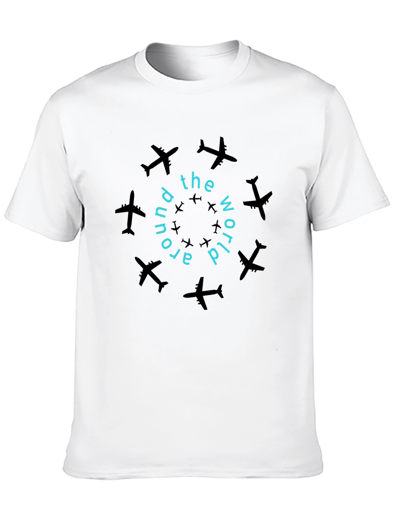 Around The World Plane T-Shirt | Travel Tee