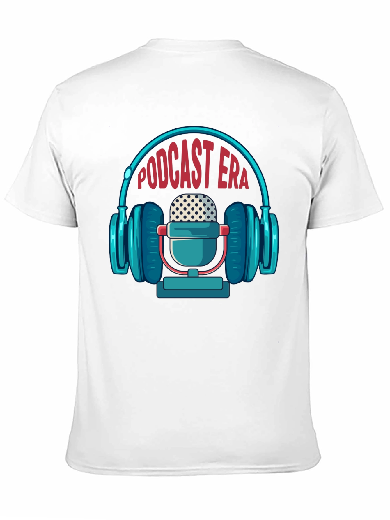 Podcast Era Graphic Tee - Trendy Black T-Shirt