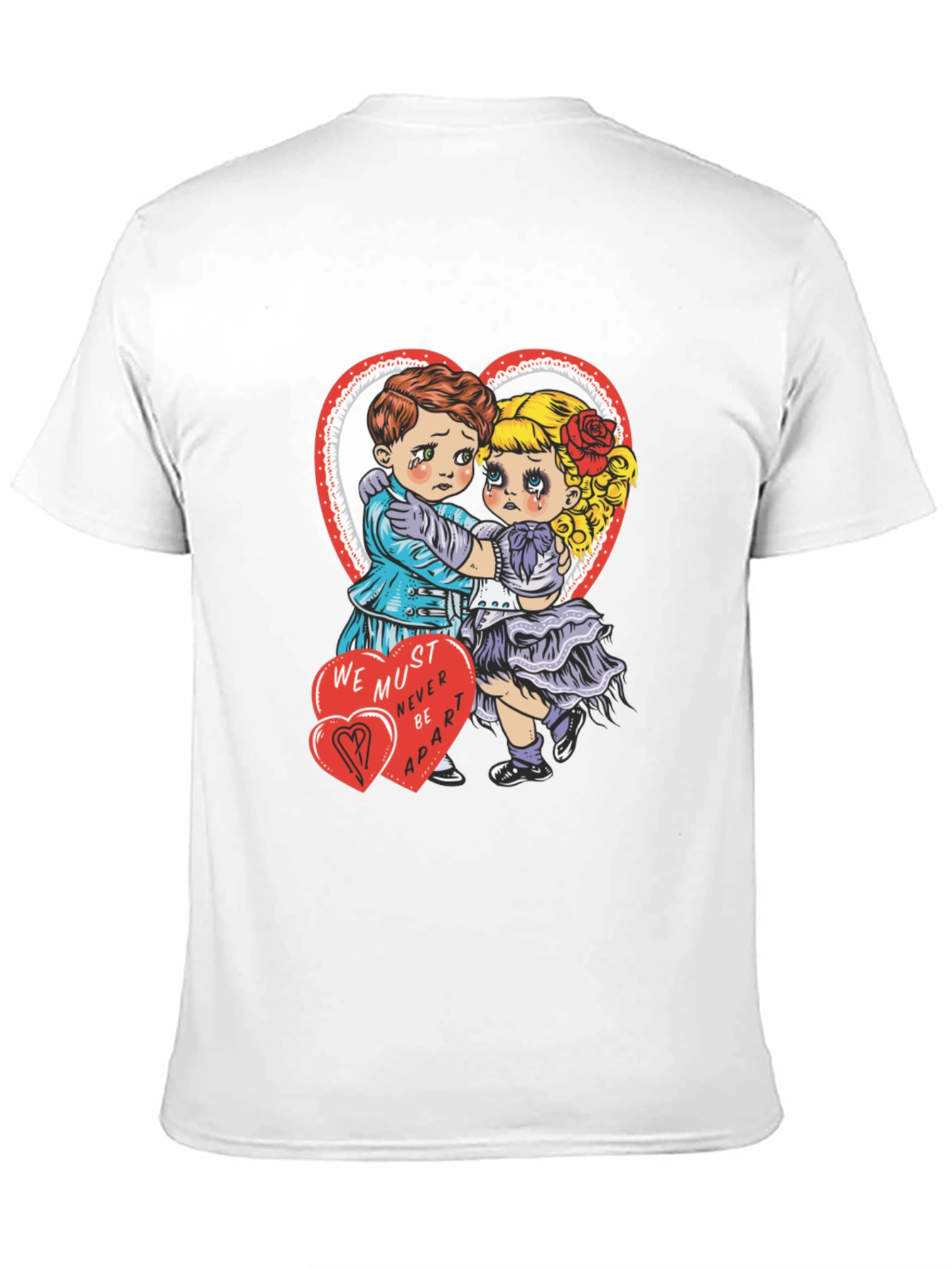 Sad Lovers Graphic Tee - Heart Valentines