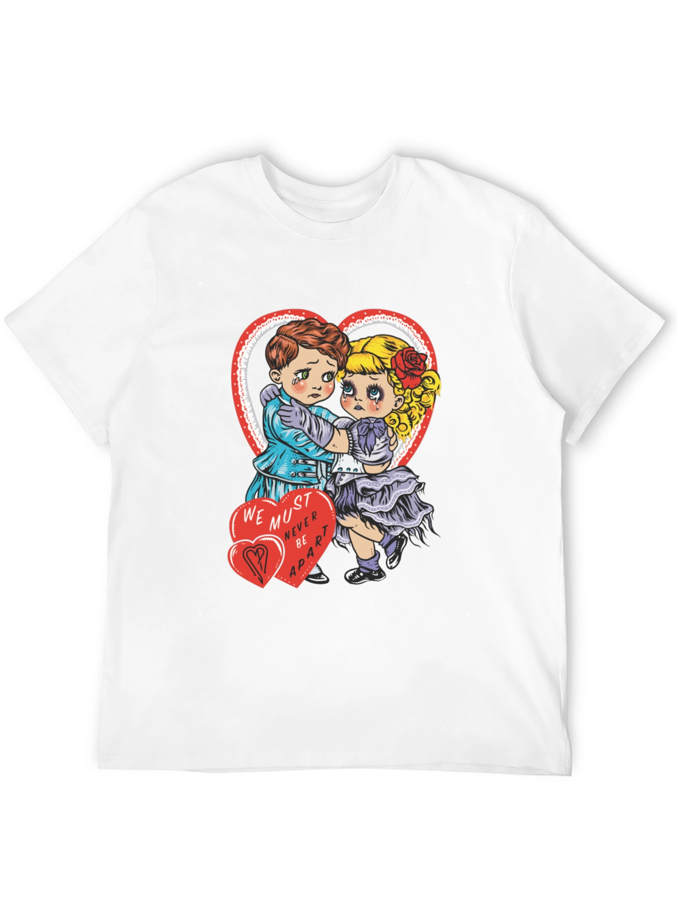 Sad Lovers Graphic Tee - Heart Valentines